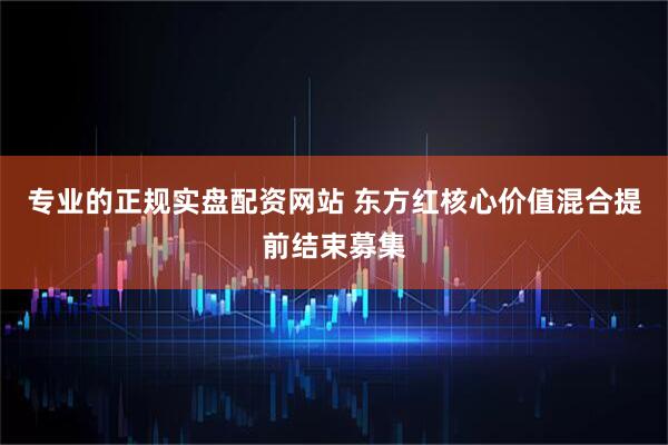 专业的正规实盘配资网站 东方红核心价值混合提前结束募集