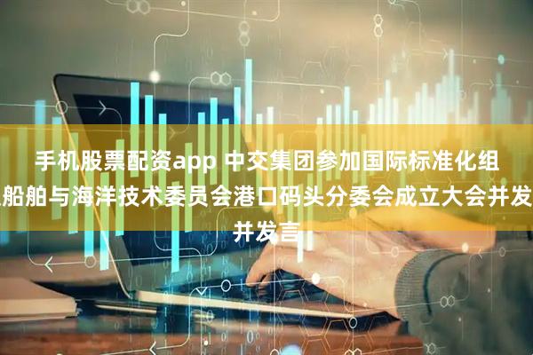 手机股票配资app 中交集团参加国际标准化组织船舶与海洋技术委员会港口码头分委会成立大会并发言